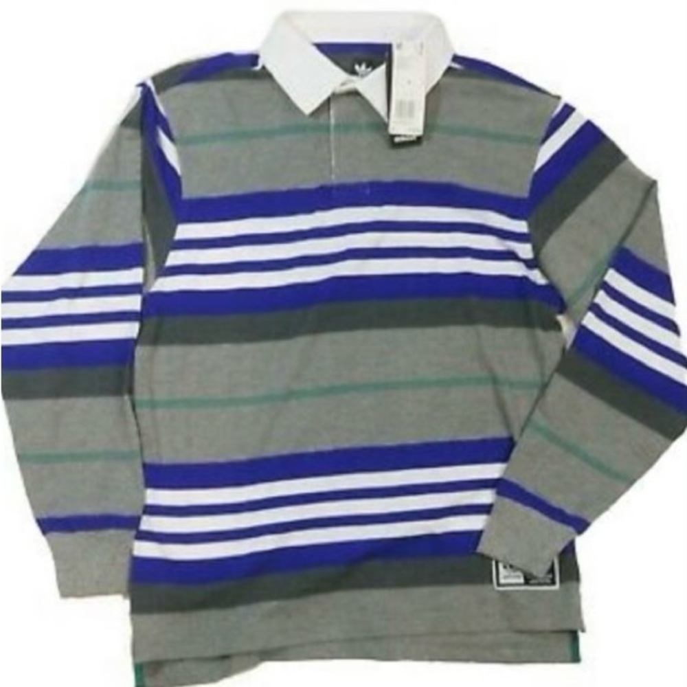 Mens striped Adidas shirt 👕